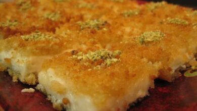 عمل الكنافة الدايت