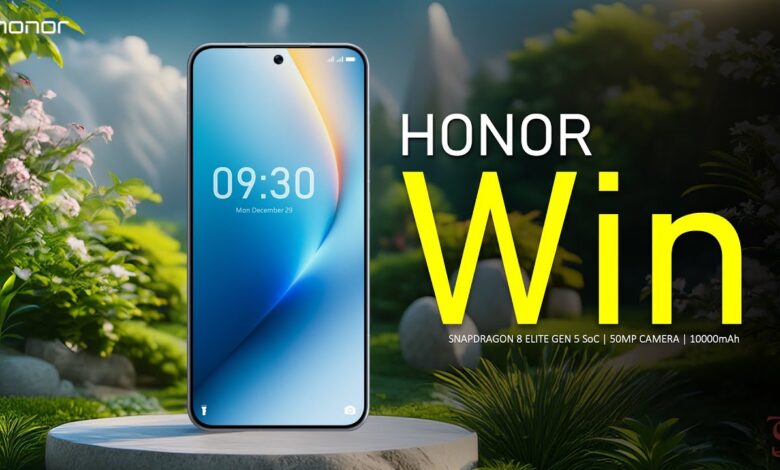 تعرف على سعر ومواصفات HONOR Win 2026.. هاتف قوي وبطارية عملاقة وتجربة استخدام استثنائية