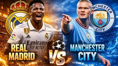 استمتع بمباراة ريال مدريد × مانشستر سيتي مباشر وبدون توقف اليوم