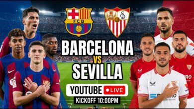 Barcelona vs Sevilla.. تابع الشوط الثاني من مباراة برشلونة وإشبيلية عبر القنوات الناقلة