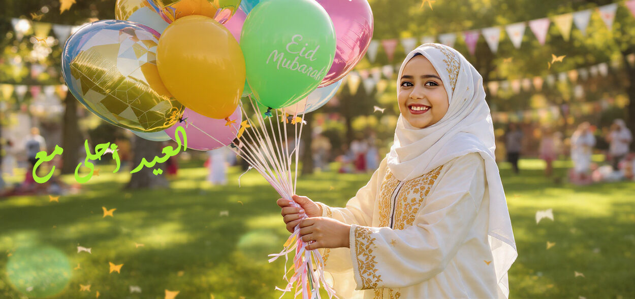 اجعل عيد الفطر 2026 مميزًا باسمك واسم أحبابك مع أحدث تصاميم التهنئة ومواعيد صلاة العيد في مصر
