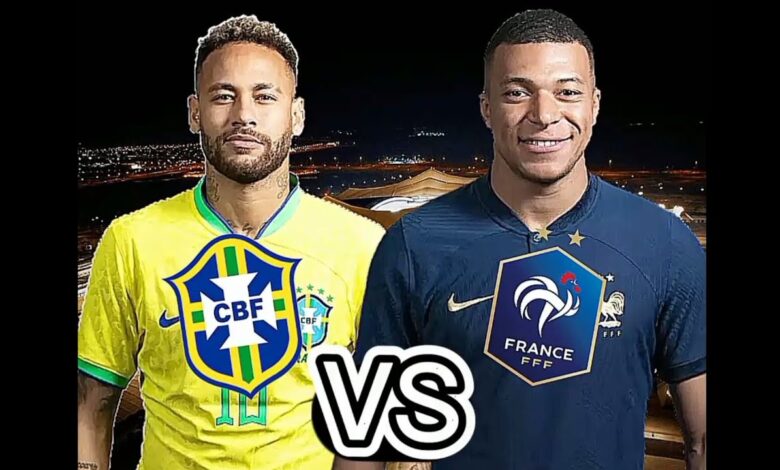 القمة المنتظرة بين البرازيل وفرنسا.. تردد القنوات المفتوحة والتشكيل المتوقع