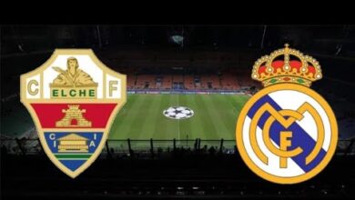 تابع مباراة ريال مدريد وإلتشي اليوم بالدوري الإسباني عبر القنوات الناقلة