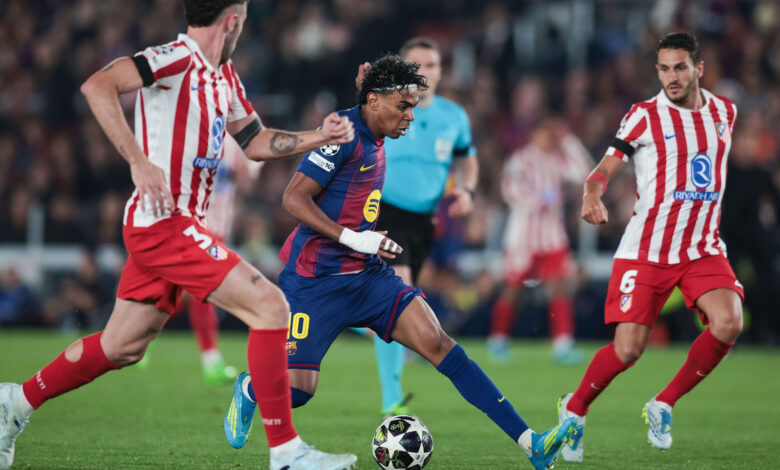 قمة نارية بين أتلتيكو مدريد وبرشلونة في إياب ربع نهائي دوري أبطال أوروبا 2026.. الموعد والقنوات الناقلة