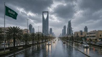 توقعات طقس السعودية اليوم الخميس 23 أبريل 2026.. أمطار رعدية وسيول محتملة وتحذيرات عاجلة لهذه المناطق