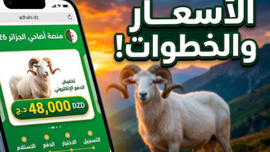 رابط التسجيل في منصة أضاحي العيد 2026 adhahi.dz وأسعار الأضاحي الرسمية بالتفصيل