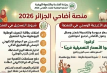 شروط التسجيل في منصة أضاحي الجزائر 2026 والسعر الرسمي للأضحية داخل المنصة وكيفية الاستفادة من الخدمة بسهولة