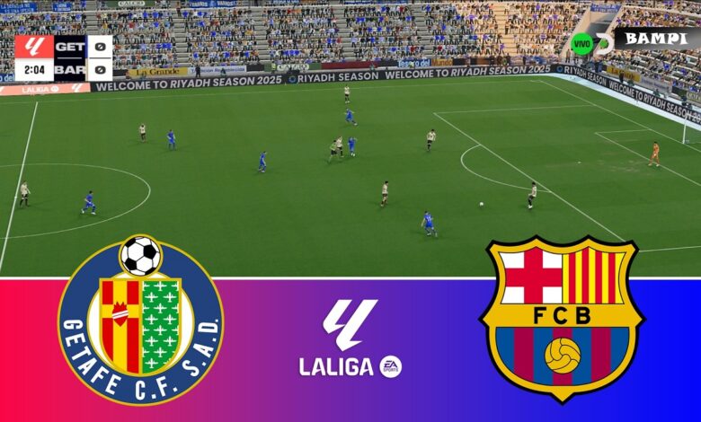barcelona vs getafe.. موعد مباراة برشلونة وخيتافي في الدوري الإسباني 2026 والتشكيل المتوقع والقنوات الناقلة
