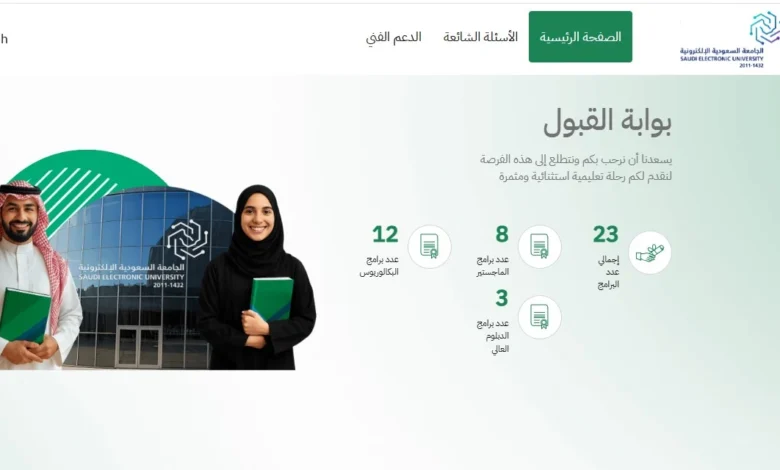 موعد التقديم لبرامج الماجستير في الجامعة السعودية الإلكترونية 1448هـ وخطوات التسجيل