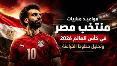 جدول مباريات منتخب مصر في كأس العالم 2026 وحظوظ الفراعنة في العبور للدور التالي