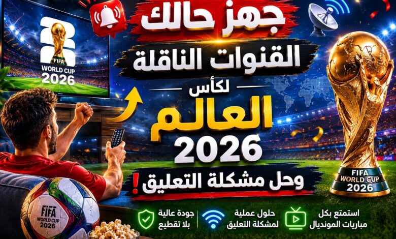 القنوات الناقلة لكأس العالم 2026 مجانًا.. أفضل طريقة لمشاهدة المباريات بدون تشفير ومع تعليق عربي