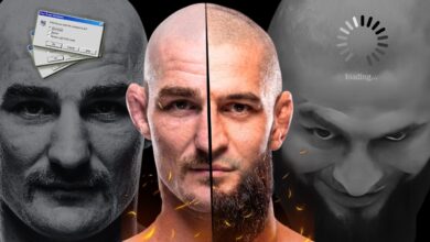شيماييف وستريكلاند في UFC 328