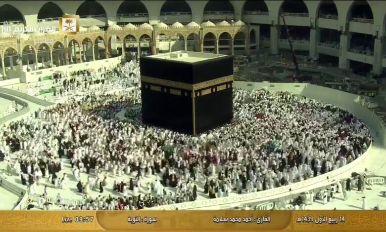 اضبط الآن تردد قناة السعودية للقرآن الكريم على نايل سات وعرب سات 2026 لمتابعة مناسك الحج مباشرة من مكة