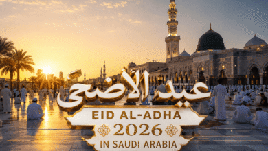 موعد صلاة عيد الأضحى 2026 في السعودية بالدقائق.. جدول التوقيت في جميع المدن بالتفصيل