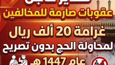 السعودية تحسمها رسميًا.. غرامة 20 ألف ريال على الحج دون تصريح