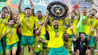 السيب يحسم لقب الدوري العُماني 2026 رسميًا بعد فوز تاريخي على عبري 7-1 ويتوج بالبطولة عن جدارة