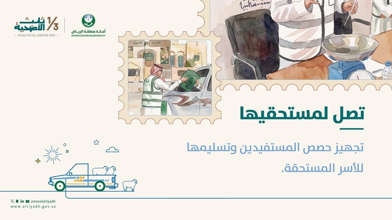 أمانة الرياض 2026 تطلق مبادرة مجتمعية لدعم الأسر المحتاجة بمشاركة 1500 متطوع