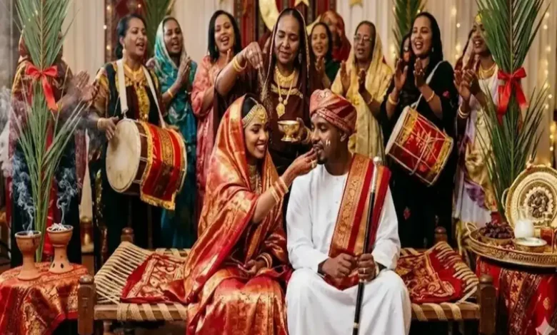 طقوس مبهرة وألوان ساحرة.. الجرتق السوداني يلفت أنظار العالم في حفلات الزفاف