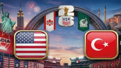 موعد مباراة تركيا والولايات المتحدة والقنوات الناقلة في كأس العالم 2026
