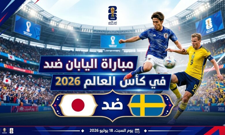 موقعة التأهل المنتظرة.. موعد مباراة اليابان والسويد في كأس العالم 2026 والتفاصيل كاملة