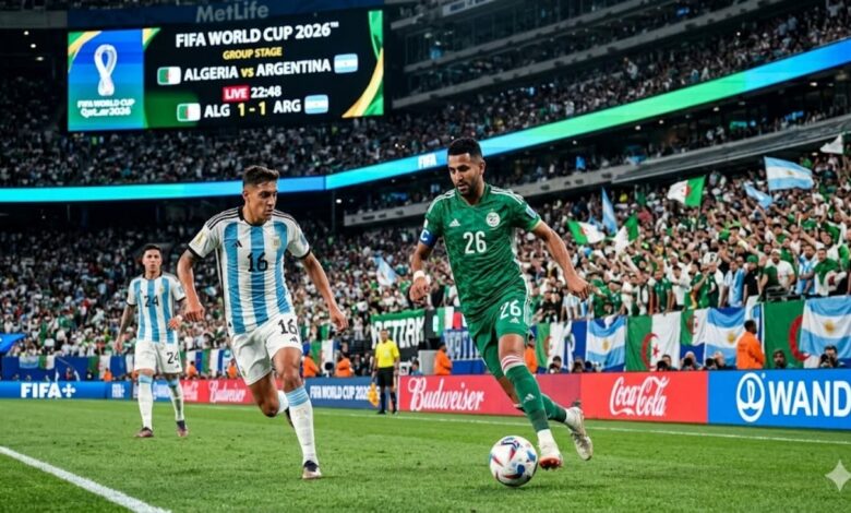 حصرياً ومجاناً: القنوات الناقلة لمباراة الأرجنتين والجزائر في كأس العالم 2026 وتردد الجزائرية الأرضية الناقلة للقاء المرتقب