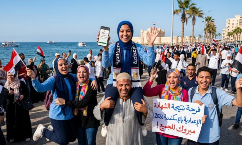 نتيجة الشهادة الإعدادية بالإسكندرية 2026 برقم الجلوس عبر الموقع الرسمي.. رابط الاستعلام وخطوات الحصول على النتيجة فورًا