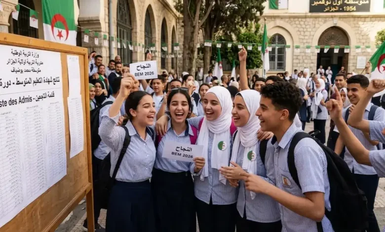 نتائج شهادة التعليم المتوسط البيام 2026 في الجزائر.. الموعد الرسمي للإعلان وكيفية الاستعلام عن النتيجة عبر الإنترنت