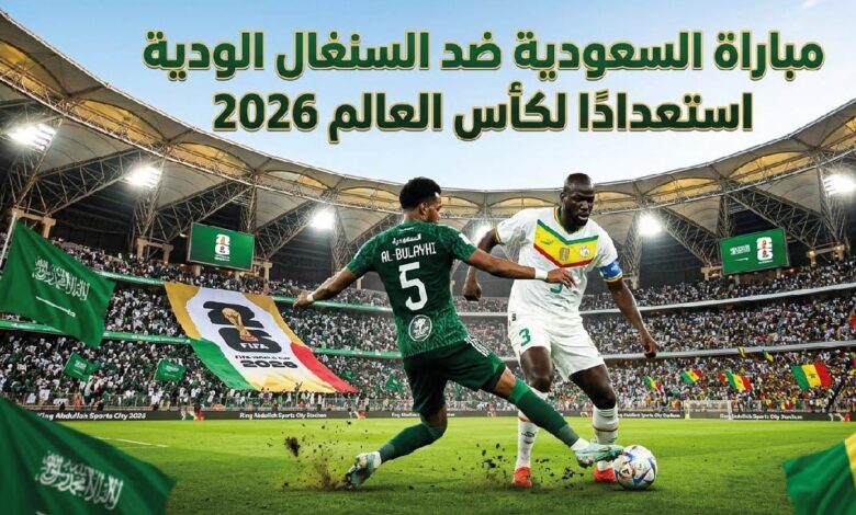مواجهة نارية بين السعودية والسنغال وديًا استعدادًا لكأس العالم 2026.. الموعد والتفاصيل