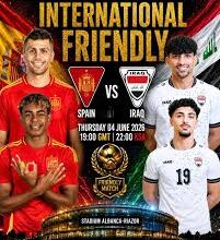 iraq vs spain.. طريقة متابعة مباراة العراق وإسبانيا اليوم عبر القنوات الناقلة والموعد وتفاصيل اللقاء الودي