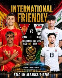 iraq vs spain.. طريقة متابعة مباراة العراق وإسبانيا اليوم عبر القنوات الناقلة والموعد وتفاصيل اللقاء الودي