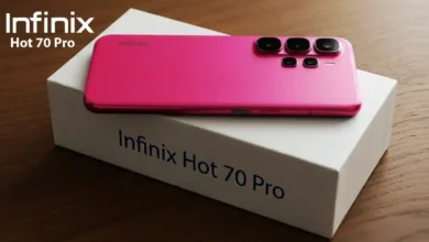 Infinix Hot 70 Pro 5G.. هاتف جديد للألعاب بمعالج Dimensity 7100 وأداء قوي