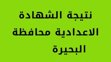 ظهرت الآن نتيجة الصف الثالث الإعدادي 2026 بمحافظة البحيرة برقم الجلوس.. استعلم فورًا بعد اعتمادها رسميًا