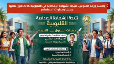 ظهرت الآن نتيجة الصف الثالث الإعدادي بالقليوبية 2026.. اعرف درجاتك فورًا برقم الجلوس