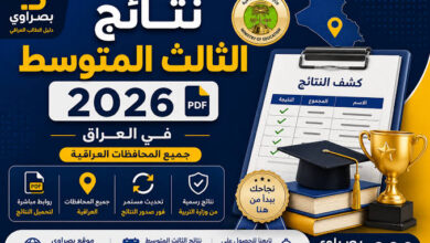 وزارة التربية العراقية توضح موعد نتائج الثالث المتوسط 2026.. إليك التفاصيل كاملة