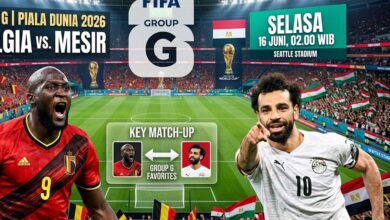 تشكيل مصر وبلجيكا المتوقع في كأس العالم 2026.. مواجهة نارية بين محمد صلاح ودوكو في افتتاح المجموعة