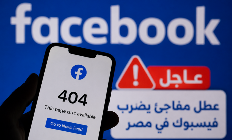 عطل مفاجئ في فيسبوك وماسنجر يربك المستخدمين في مصر وسط شكاوى من توقف الخدمة بالكامل