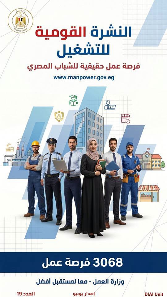رابط التقديم على وظائف وزارة العمل 2026.. وظائف جديدة للمؤهلات المختلفة في 12 محافظة