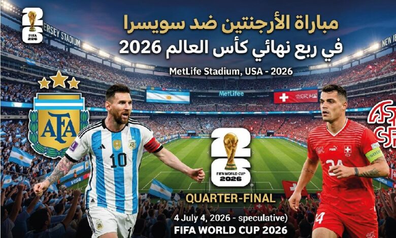 موعد مباراة الأرجنتين وسويسرا اليوم في كأس العالم 2026.. التوقيت الرسمي والقنوات