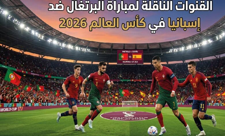 القنوات الناقلة لمباراة البرتغال ضد إسبانيا اليوم في كأس العالم 2026.. هل توجد قنوات مفتوحة؟