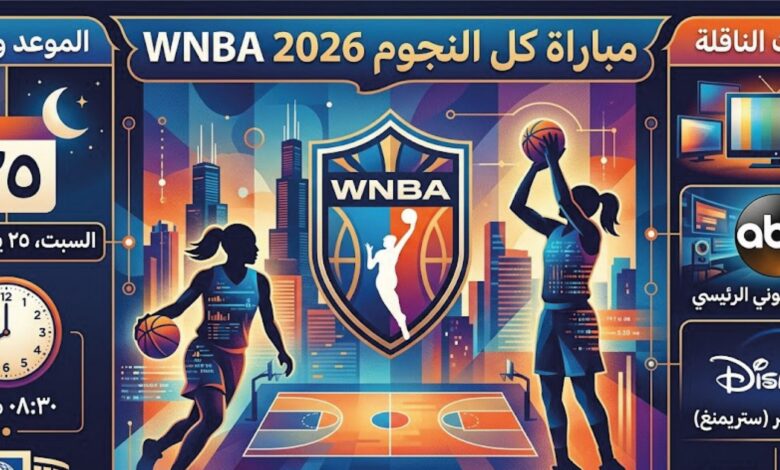 موعد مباراة كل نجوم WNBA 2026.. القنوات الناقلة وأسماء اللاعبات المشاركات كاملة
