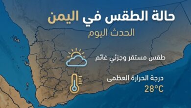 توقعات الطقس في اليمن 2026.. أمطار غزيرة وصواعق وارتفاع كبير في درجات الحرارة