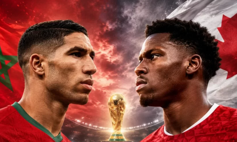 Canada vs Morocco.. شاهد الآن مباراة المغرب وكندا مباشر اليوم في مونديال 2026 بجودة عالية