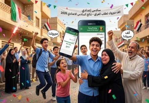 الآن نتائج السادس الإعدادي 2026 الدور الأول.. رابط تحميل كشوف الناجحين عبر موقع نتائجنا الرسمي