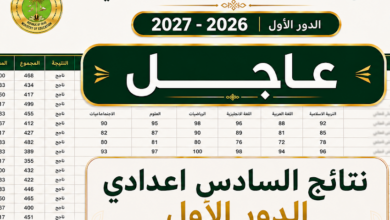 استعلم الآن عن نتائج السادس الإعدادي 2026 الدور الأول عبر وزارة التربية ونتائجنا PDF