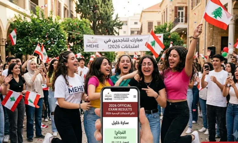 عاجل.. نتائج الامتحانات الرسمية في لبنان 2026 عبر موقع وزارة التربية وخطوات الاستعلام
