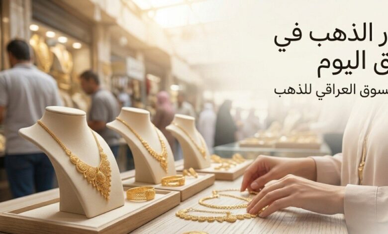 سعر الذهب في العراق اليوم الأحد 12 يوليو 2026.. تحديث جديد لعيار 21 و24 و18