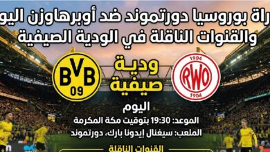 تابع الآن.. مباراة بوروسيا دورتموند ضد أوبرهاوزن اليوم في استعدادات موسم 2026-2027