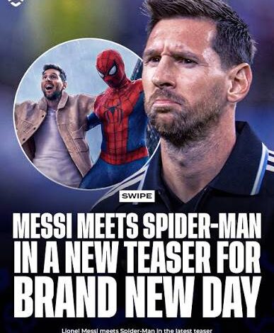 ميسي يفاجئ الجماهير بالظهور في الإعلان الترويجي لفيلم Spider-Man: Brand New Day