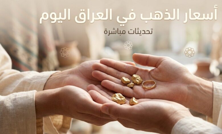 انخفاض سعر الذهب في العراق اليوم الاثنين 13 يوليو 2026.. تعرف على سعر مثقال الذهب عيار 21 الآن
