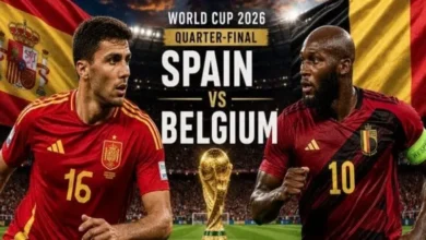 إسبانيا وبلجيكا مباشر اليوم.. موعد المباراة والقنوات الناقلة وحسم بطاقة نصف نهائي كأس العالم 2026